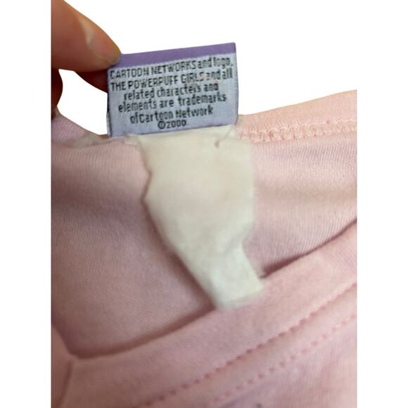 Vintage Retro Y2K The Powerpuff Girls 2000 Pink and Gray Shirt Cartoon Network - Picture 4 of 7